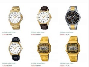 Orologi uomo e unisex Casio con cinturini in metallo e quadranti eleganti, perfetti per ogni stile e occasione.