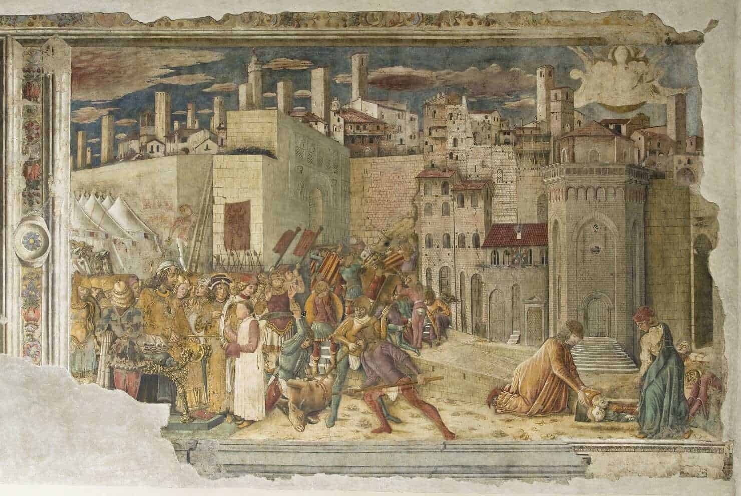 Cosa vedere a Perugia e dintorni in 1 giorno 2 Presa di Perugia da parte di Totil e decapitazione di Sant'Ercolano