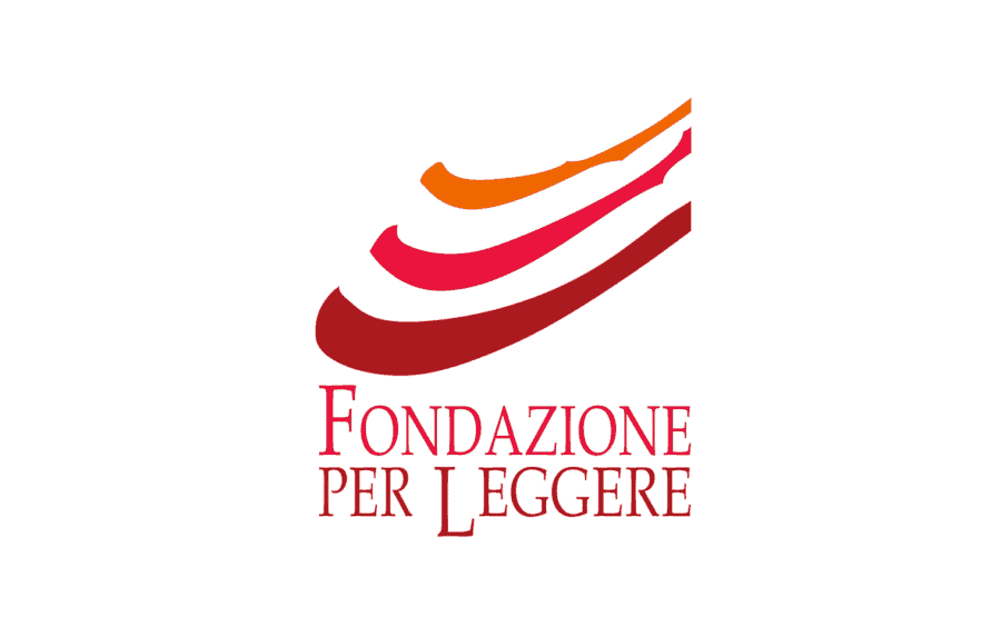 Fondazione per leggere logo, simbolo di promozione della lettura e cultura in Italia.