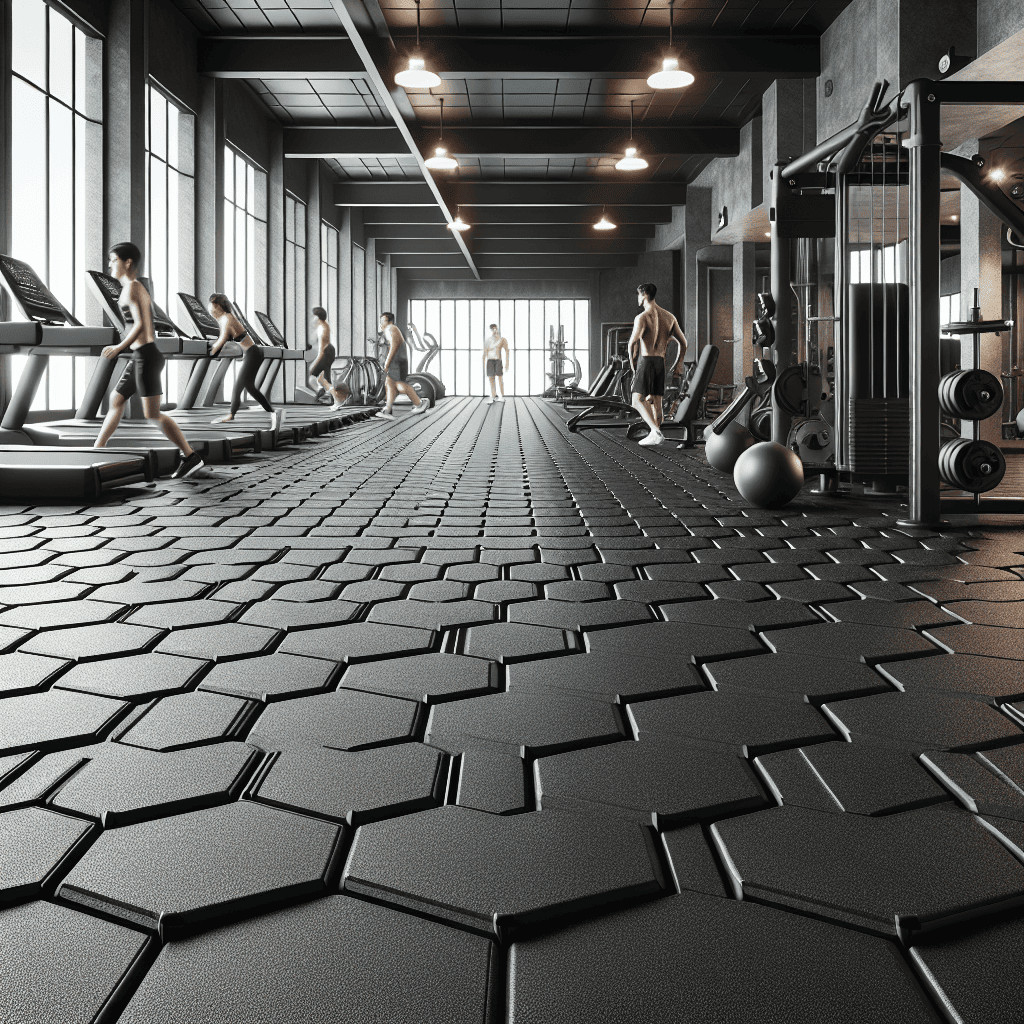 Tapis roulant palestra moderno con persone che fanno esercizio fisico in palestra luminosa.