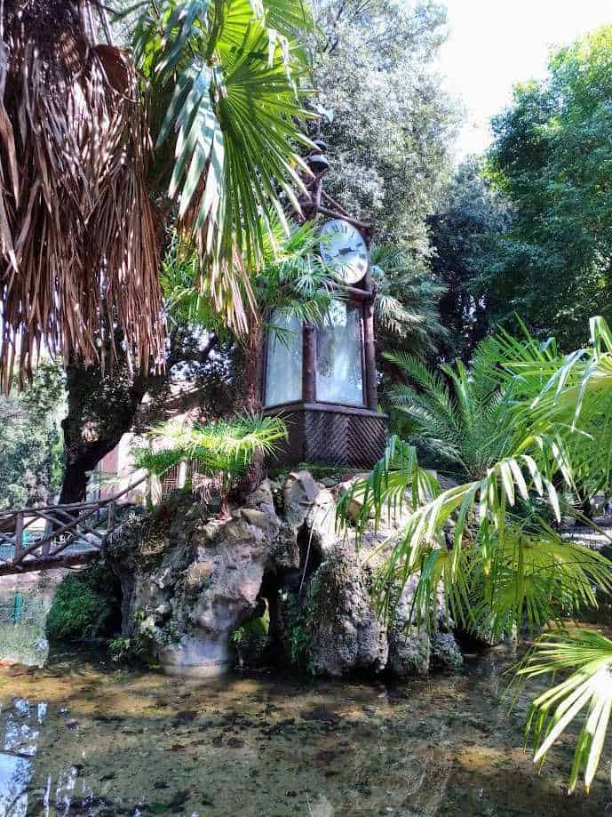 Idrocronometro del Pincio nei Giardini di Villa Borghese