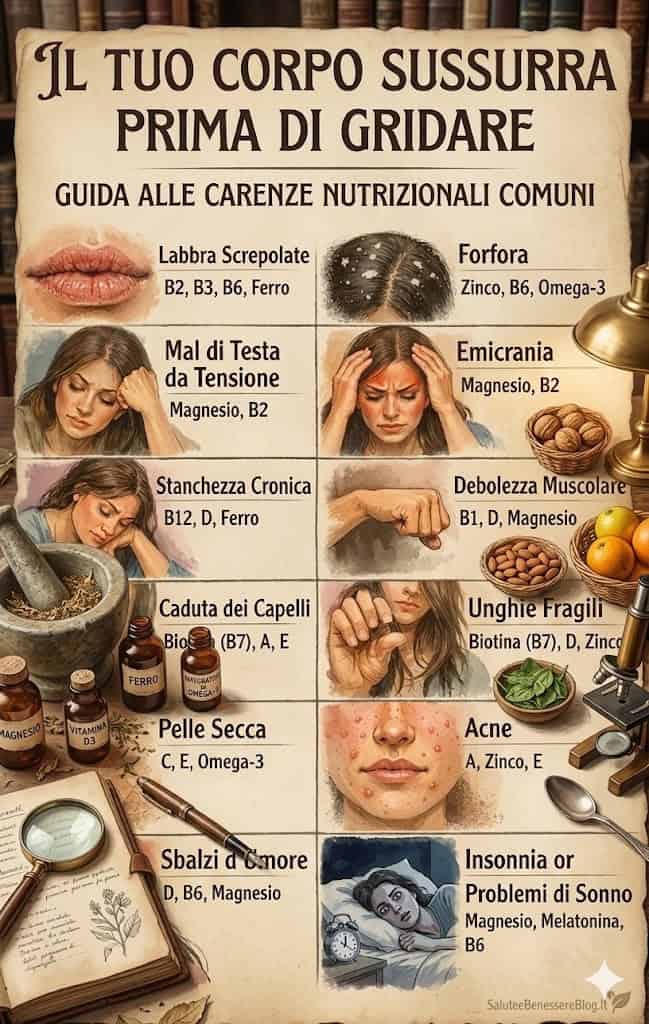 Segnali del corpo che indicano carenze nutrizionali: Donna con capelli lunghi e lucenti che si prende cura dei capelli con un prodotto per la cura scalp-to-tip, promuovendo salute e bellezza dei capelli.