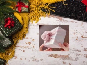 Come avvolgere un pacco regalo con foulard