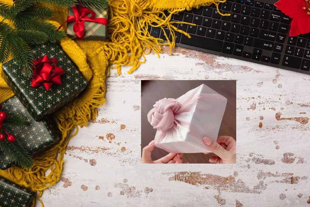 Come avvolgere un pacco regalo con foulard 2 Come avvolgere un pacco regalo con foulard