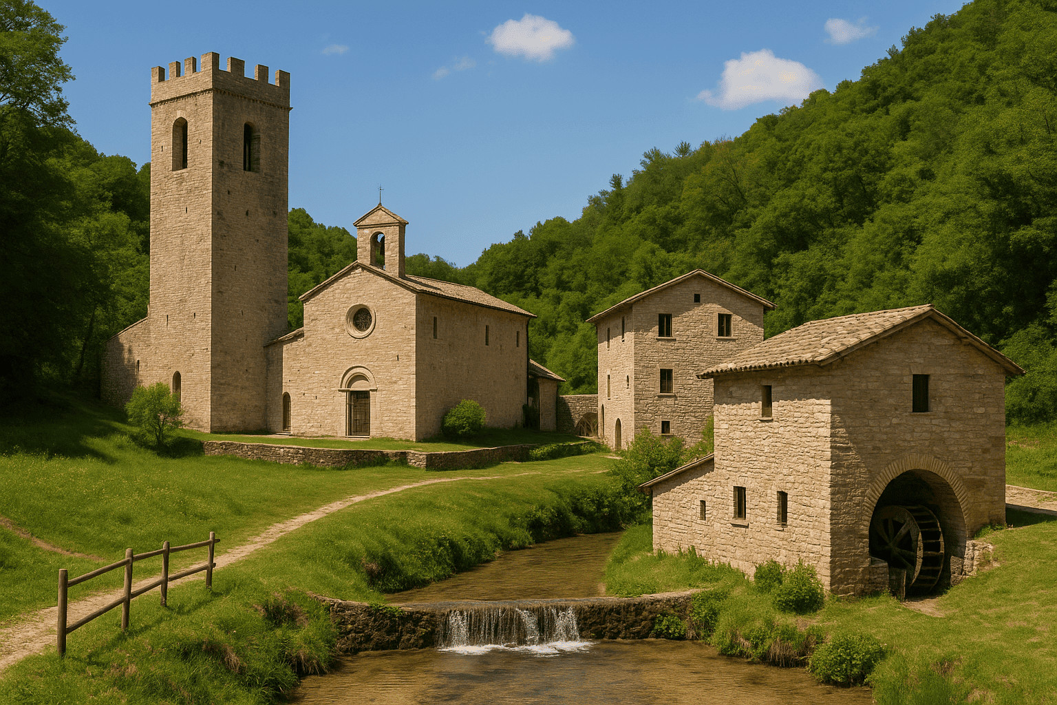 Il Bosco di San Francesco Assisi luogo dell’anima 2 Sentiero nel Bosco di San Francesco