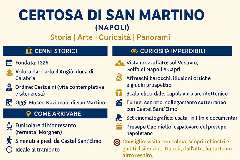 Certosa San Martino Napoli: Cosa vedere e curiosità