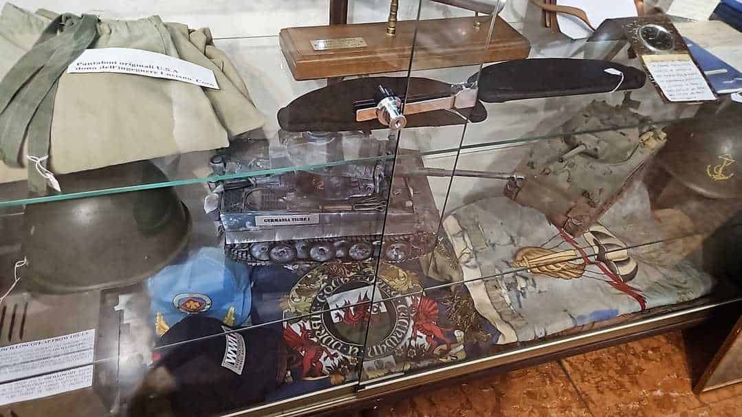 Museo dello Sbarco di Anzio, cimeli e uniformi in mostra