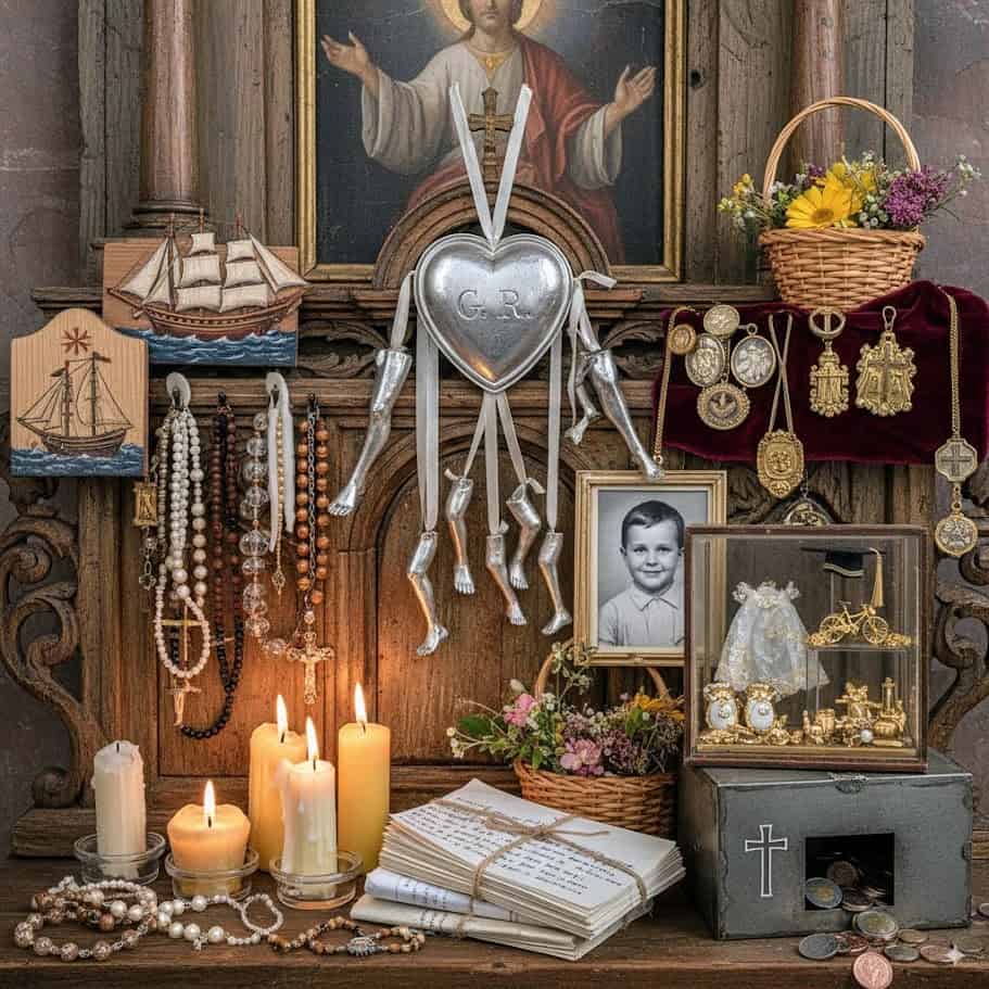 Ex voto, simboli cristiani e memoria spirituale.