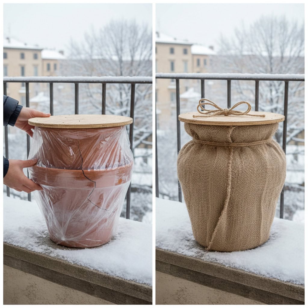 Perché i vasi da fiori si crepano in inverno in Italia 2 Perché i vasi da fiori si crepano in inverno