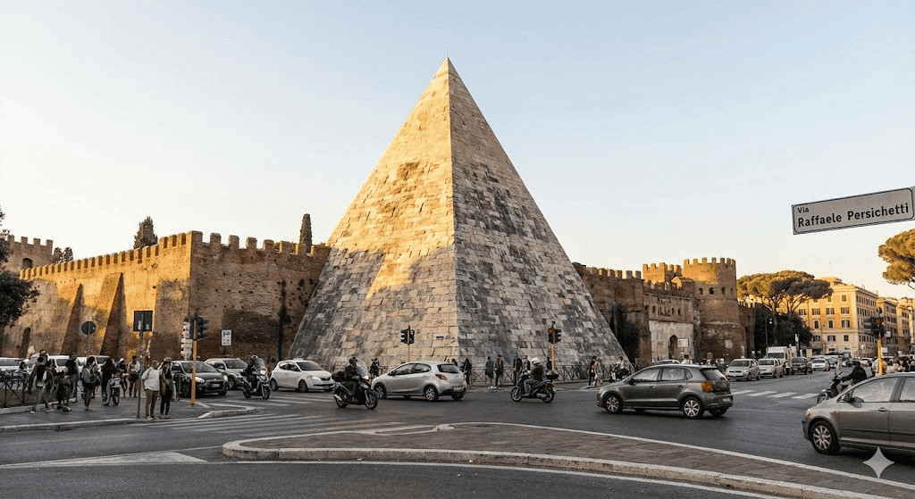 Piramide Cestia a Roma, monumento storico e archeologico