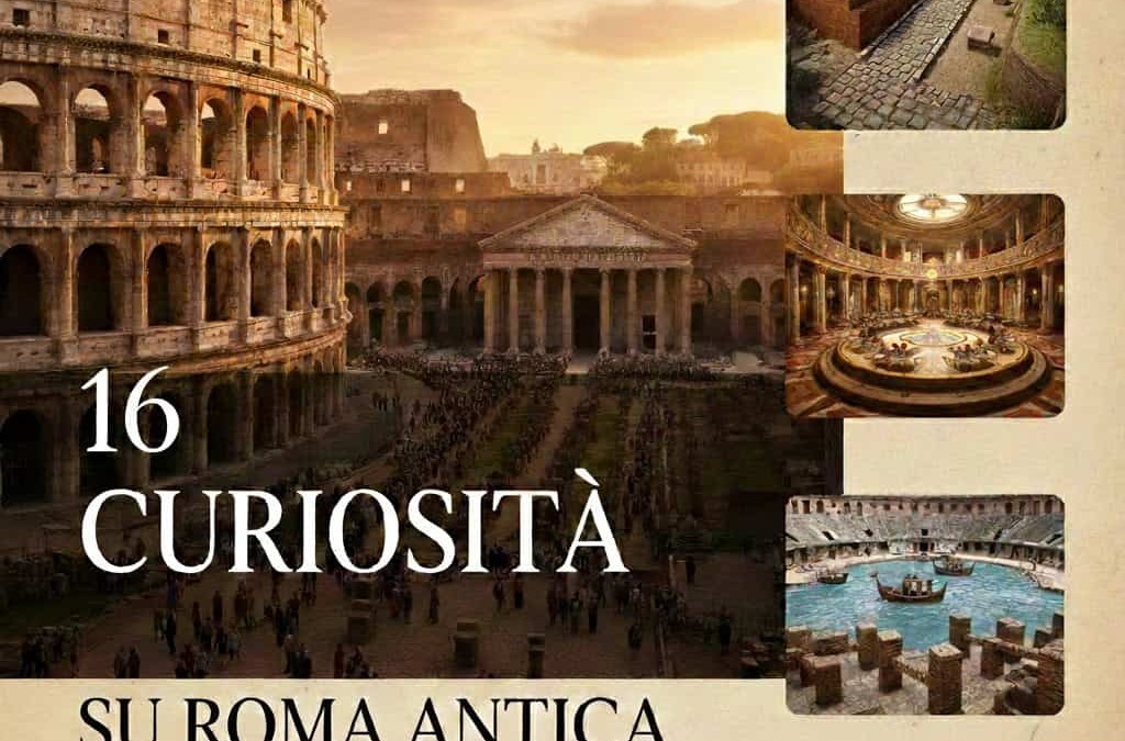Scopri 16 curiosità sulla Roma antica, tra monumenti, usanze e innovazioni che hanno segnato la storia. Esplora dettagli unici e affascinanti di questa civiltà millenaria.