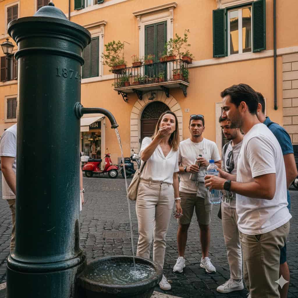 Fontana storica in centro città