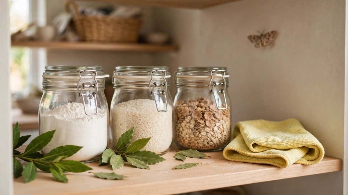 Come eliminare le farfalline della farina dalla dispensa di casa