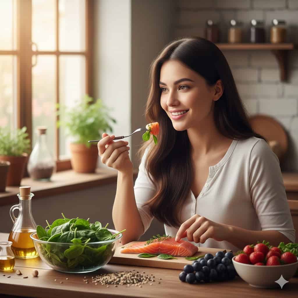 Dieta vegetariana per capelli sani