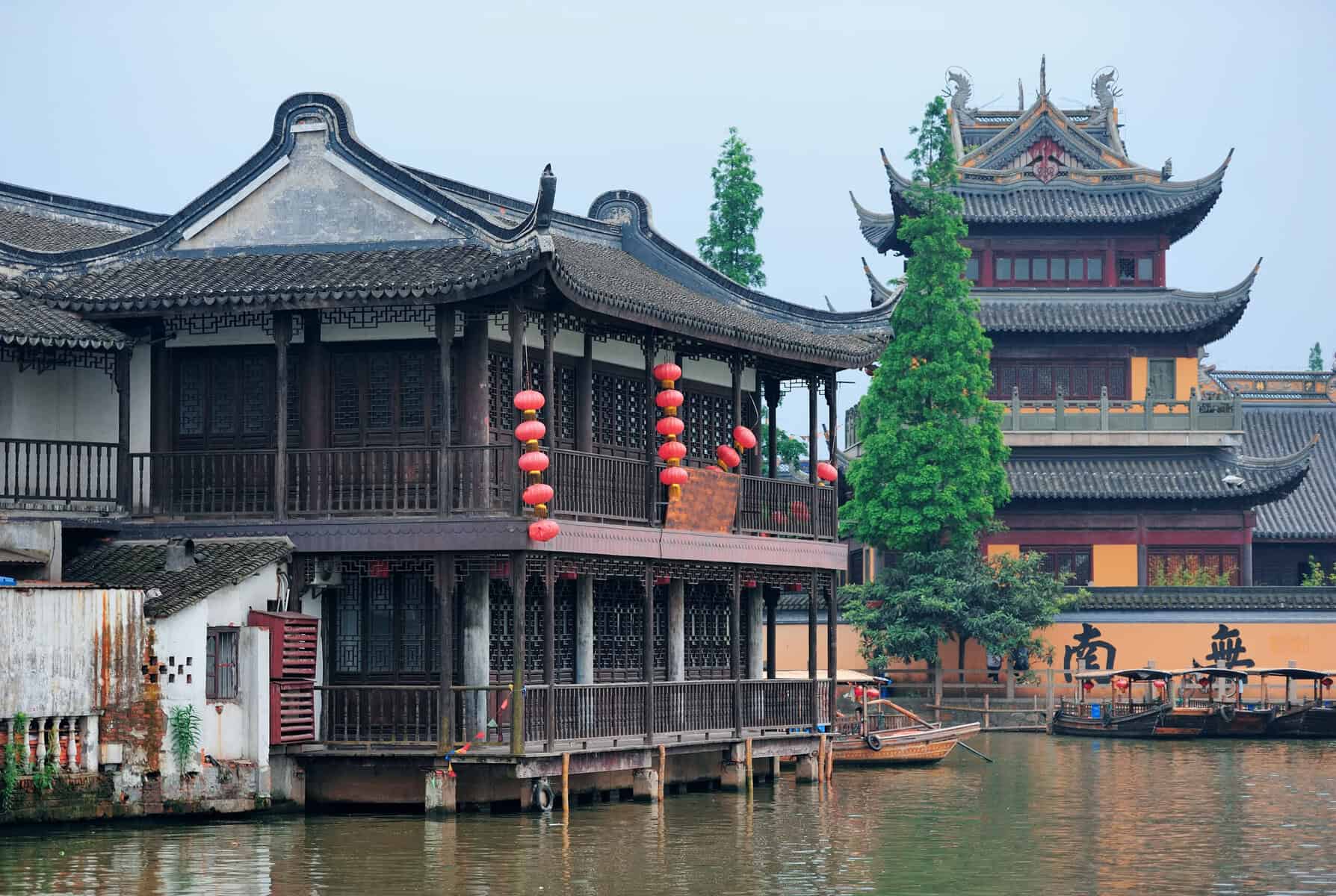 10 Città fluviali in Cina come Venezia Orientale
