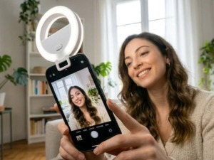 Led selfie ring light per video perfetti