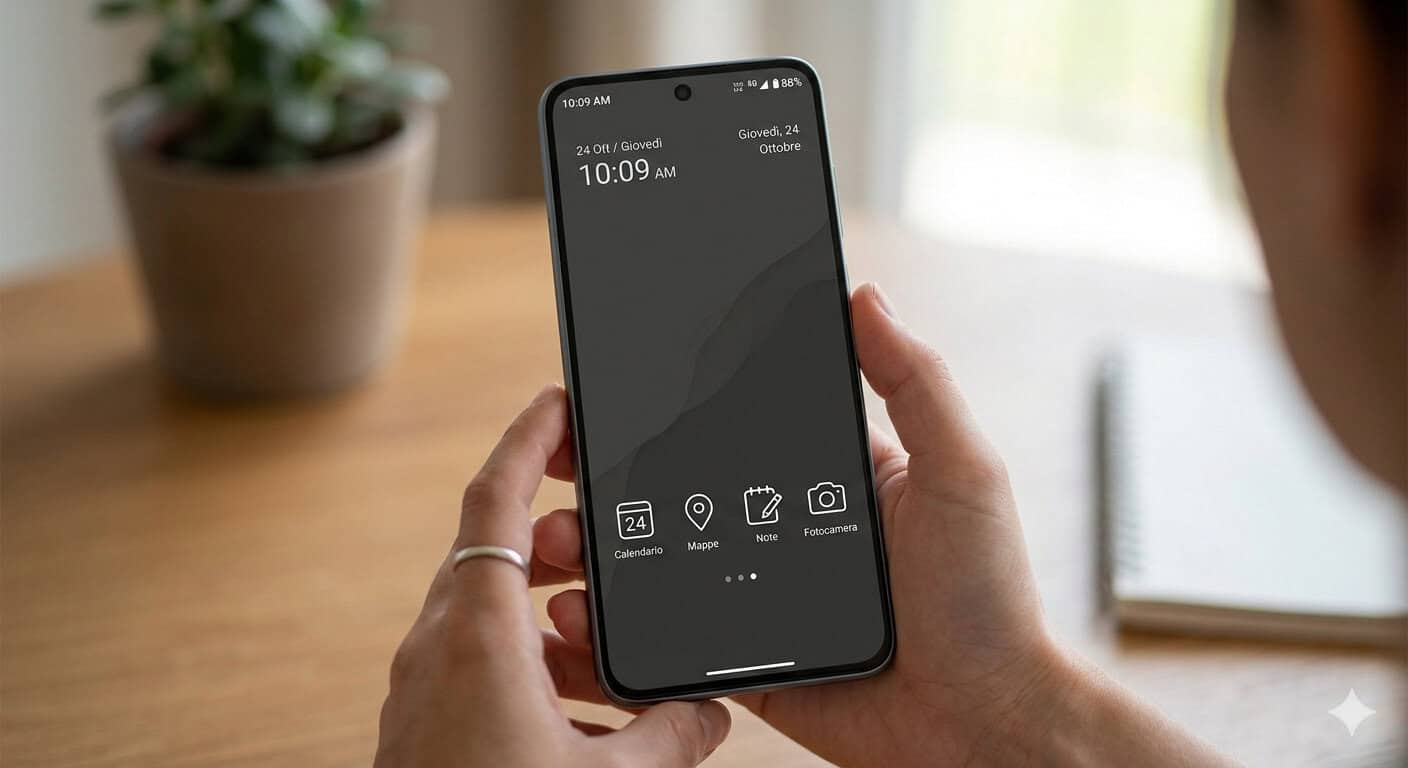 Home screen design: l'estetica della calma