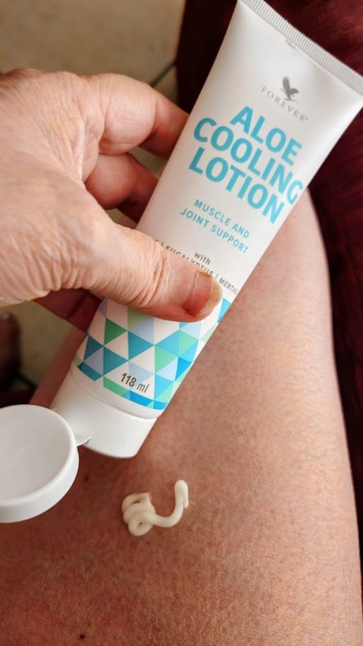 Gel Aloe Vera Cooling Lotion per pelle e benessere, ideale per idratare e rinfrescare la pelle, con formula a base di aloe vera e MSM.