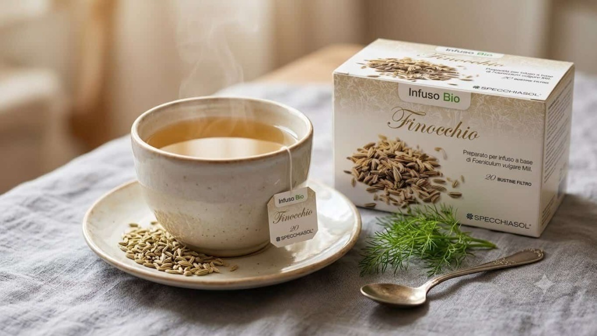 Infuso Bio al Finocchio Specchiasol: Alleato naturale contro gonfiore
