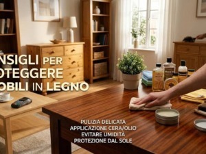 Consigli per proteggere i mobili in legno