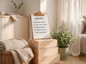 Organizzare casa a settembre - checklist rientro