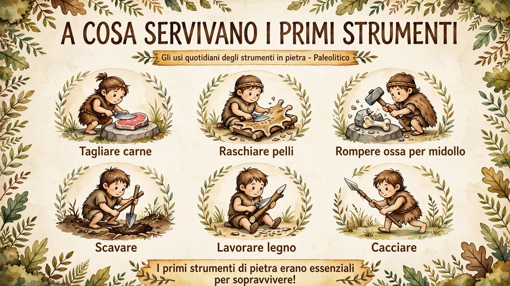 A cosa servivano i primi strumenti?