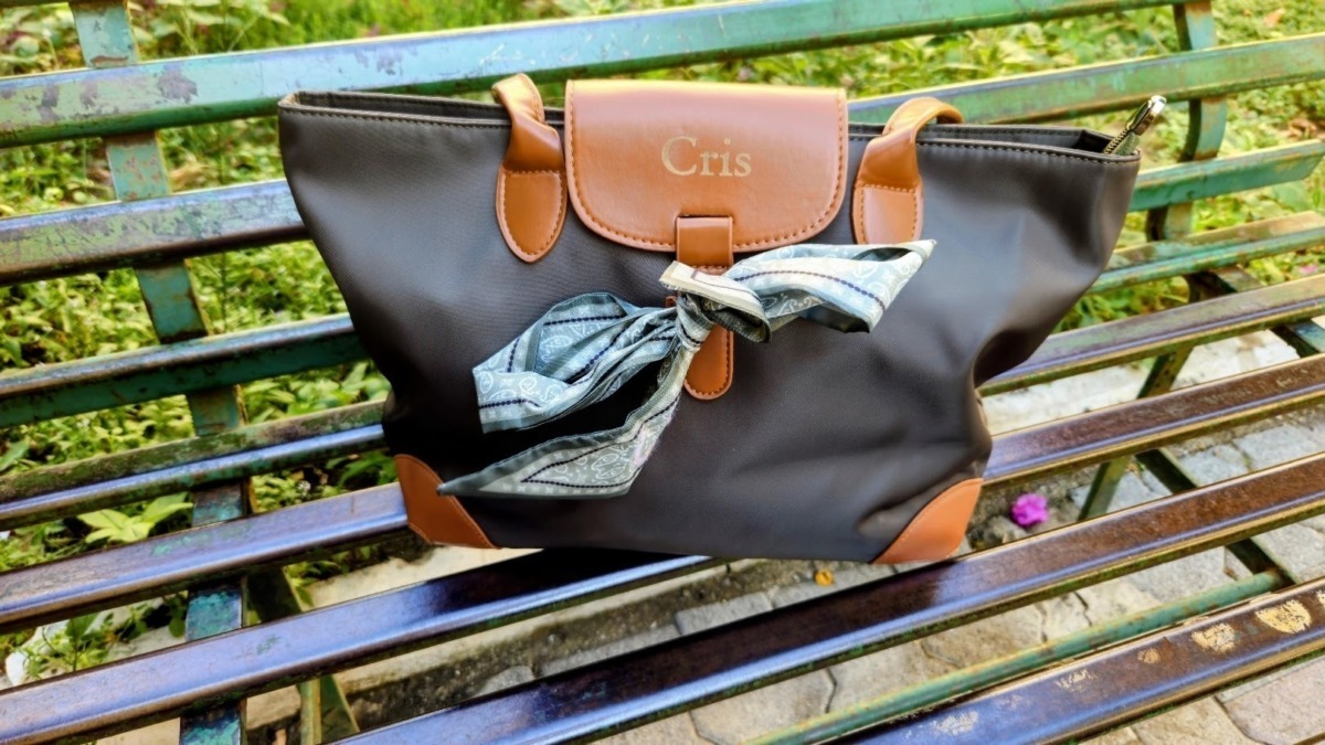 Borsa verde Callie personalizzata in tela resistente
