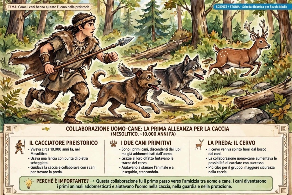 il cacciatore faceva meno fatica e portava più cibo al villaggio.