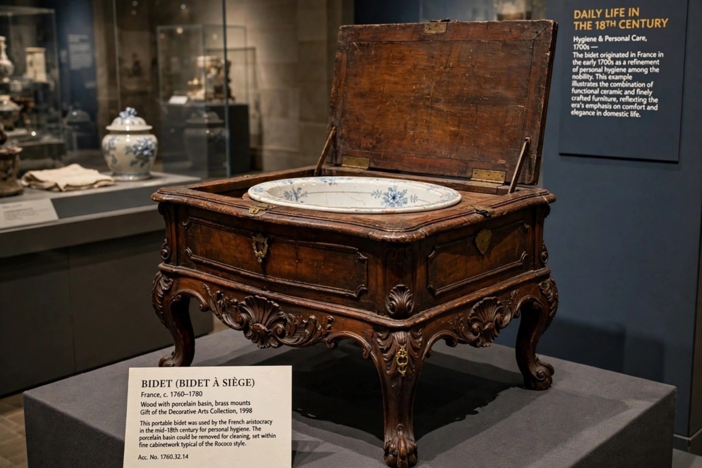 Il bidet antico a mobile del '700