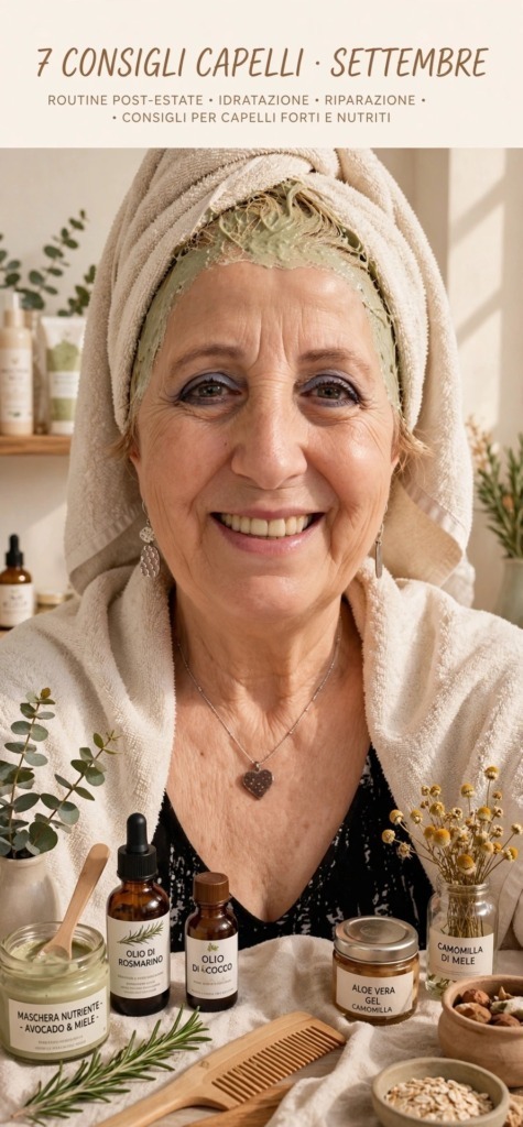 Capelli a settembre: 7 consigli dopo l'estate 4 Maschera nutriente routine post-estate