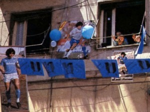 Quartieri Spagnoli Largo Maradona, murale di Diego
