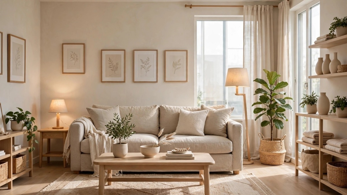 Interior design per casa con arredamento moderno e accogliente