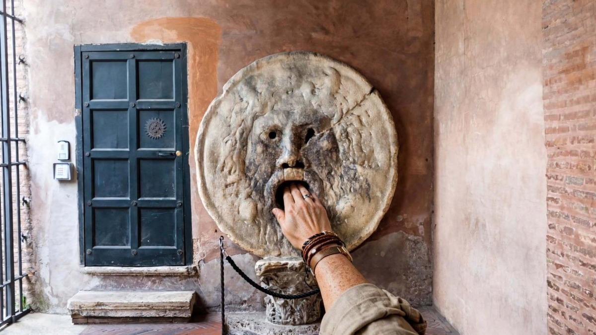 La Bocca della Verità a Roma e il volto di pietra