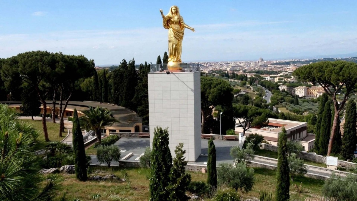 Il volto della Madonna ispirato alla Sindone