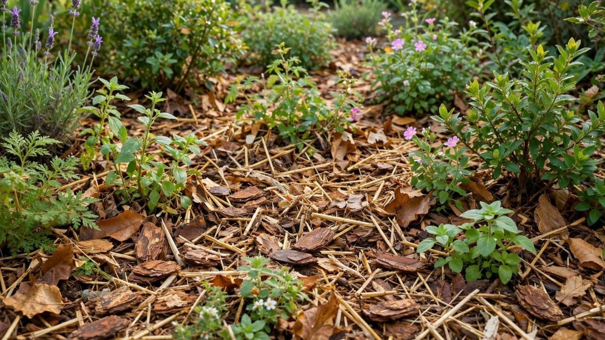 Pacciamatura nell'orto e in giardino
