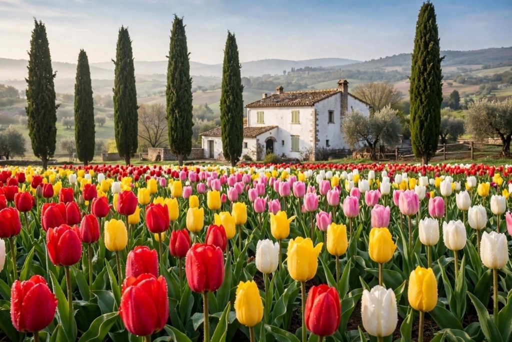 Tulipani al Sud e bisogno di freddo