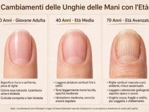 Unghie con l'età come cambiano e quando preoccuparsi