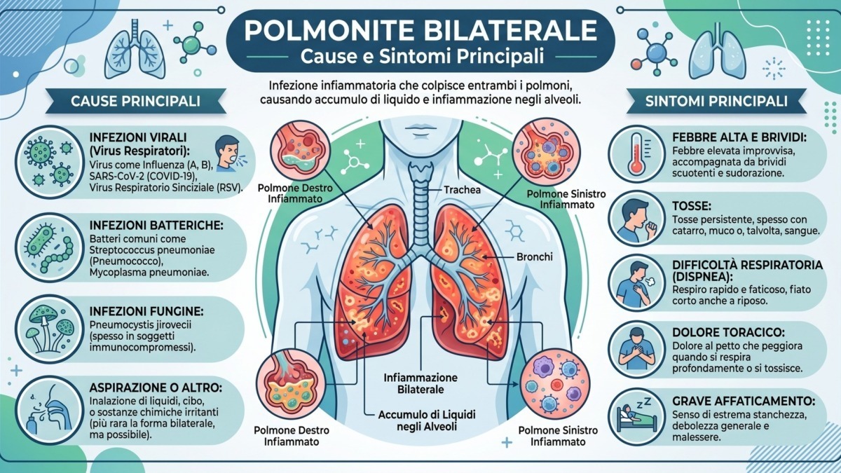 Polmonite Bilaterale: Cause e Sintomi Principali